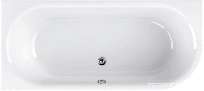 Ванна 180х80хh40(55,5)см, угловая, Левая, БЕЗ панели и мет.каркаса, (акрил),  ZZ Cezares Metauro METAURO CORNER-180-80-40-L-W37