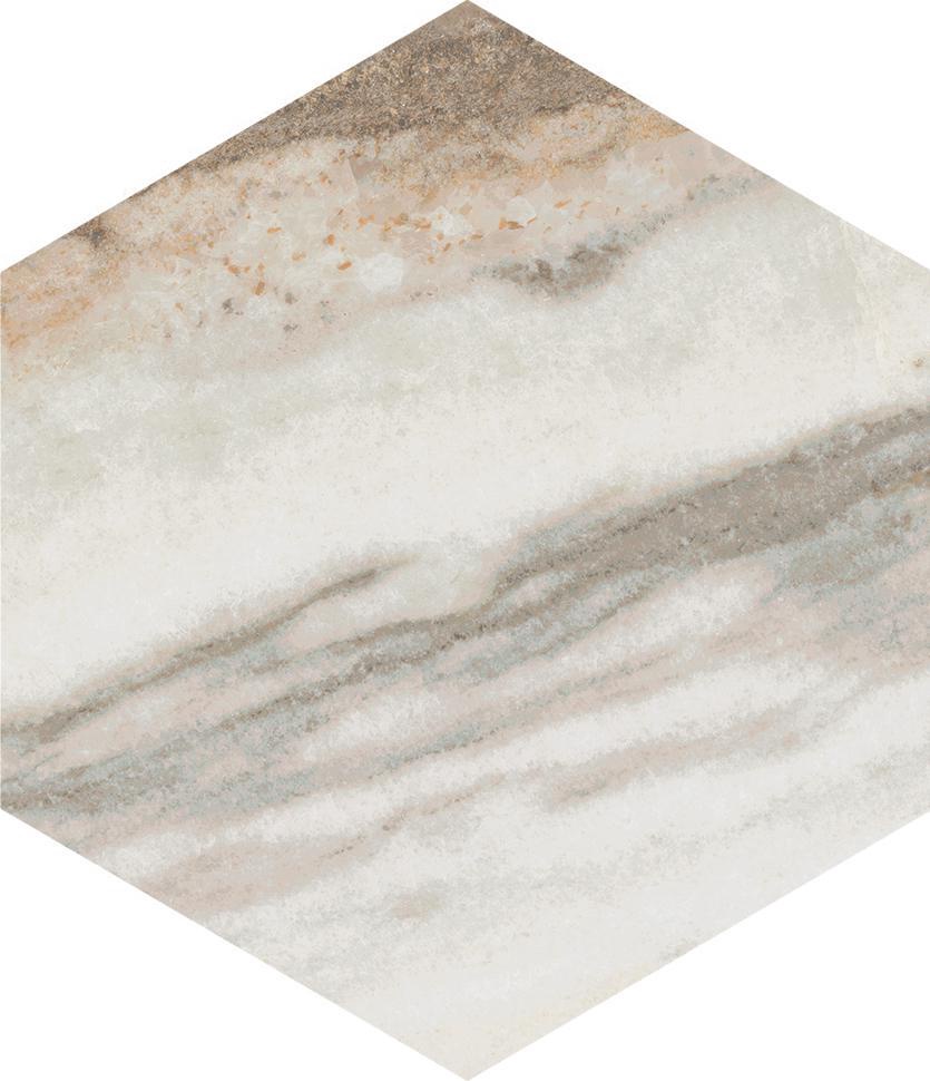 Керамогранит Pamesa Marble Hexa Nebula Almond 13x15 Комбинированный, фото 6