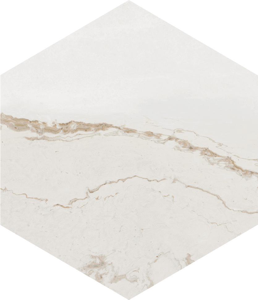 Керамогранит Pamesa Marble Hexa Nebula Almond 13x15 Комбинированный, фото 7
