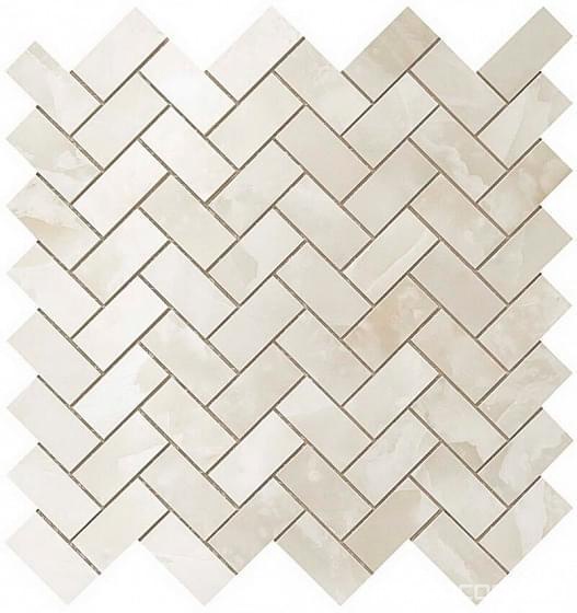 Мозаика AtlasConcorde Россия Supernova Onyx S.O. Persian Jade Herringbone Mosaic / С.О. Персиан Жаде Хэрринбоун Мозаика Бежевый, фото 3