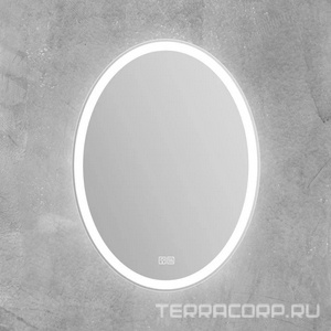 Зеркало 600x30x800мм, с встроенным по периметру светильником, сенсорным выключателем и подогревом, 12W, 220-240V, BelBagno ZZ BelBagno Универсал SPC-VST-600-800-LED-TCH-WARM