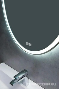 Зеркало 600x30x800мм, с встроенным по периметру светильником, сенсорным выключателем и подогревом, 12W, 220-240V, BelBagno ZZ BelBagno Универсал SPC-VST-600-800-LED-TCH-WARM