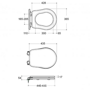 Сиденье для унитаза, с микролифтом, (цв.Noce, крепление цв.хром),  ZZ Migliore Bella 20677