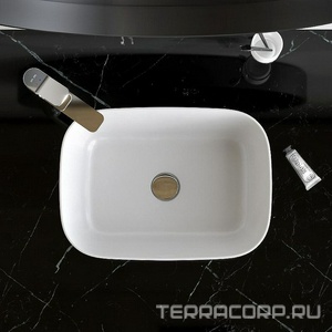 Раковина накладная 45х33 см, цв.белый AMPM FUNC M8FWCC10450WG