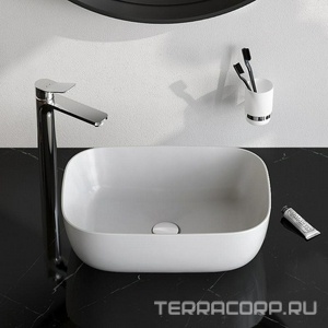 Раковина накладная 45х33 см, цв.белый AMPM FUNC M8FWCC10450WG