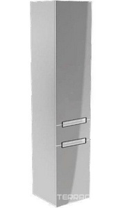 Шкаф-пенал 350хh1650х370мм, подвесной, 2-х дверный, 1 выдв.ящик, петли слева, крепёж в комп., (цв. DH Glossy White)  ZZ Villeroy & Boch Subway 2.0 A70800DH