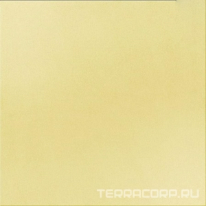 Керамогранит Уральский гранит Уральские фасады Грес Уральский UF035 светло-желтый моноколор рельеф 60x60 Желтый 