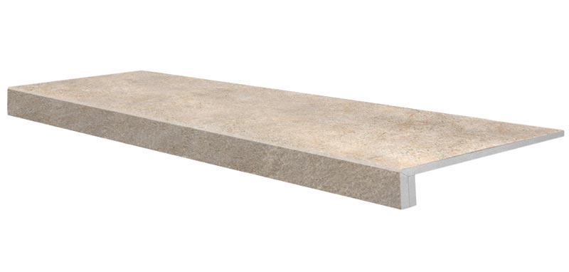 Ступени Estima Limestone Ступень ЕВРО ТЕХНО Угловая Левая 01 (n043471)ZZ34.5х120 Бежевый, фото 3