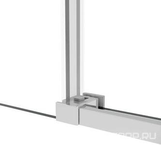 Душевой уголок 1400х900хh2000мм, прямоуг., правый/левый, (стекло прозрачное 6мм Easy Clean, фурн.цв.хром),  ZZ Vincea Slim Soft VSR-1SS9014CL