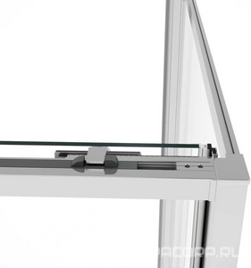 Душевой уголок 1400х900хh2000мм, прямоуг., правый/левый, (стекло прозрачное 6мм Easy Clean, фурн.цв.хром),  ZZ Vincea Slim Soft VSR-1SS9014CL