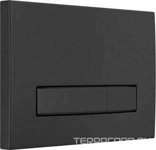 Система инсталляции для унитазов Atom Line 410 с кнопкой смыва, черная soft touch, ZZ Berges Универсал 040340