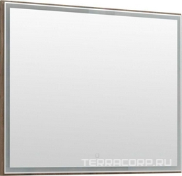 Зеркало Nova Lite 100 см LED, цвет дуб рустикальный ZZ
