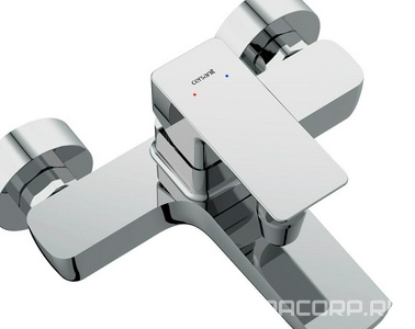 Смеситель для ванны/душа, без аксессуаров, цв.хром Cersanit geo 63040