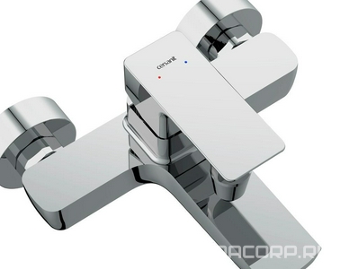 Смеситель для ванны/душа, без аксессуаров, цв.хром Cersanit geo 63040