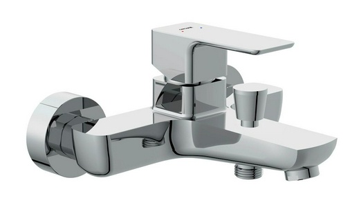 Смеситель для ванны/душа, без аксессуаров, цв.хром Cersanit geo 63040