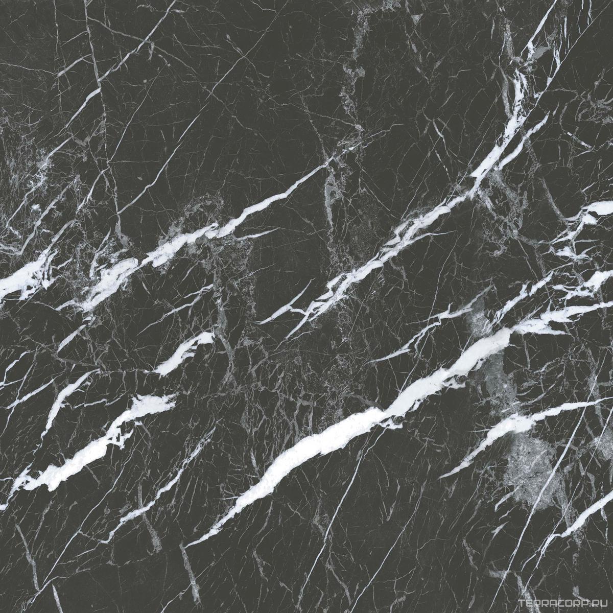 Керамогранит Zerde Marona black 80x80 Черный, фото 3