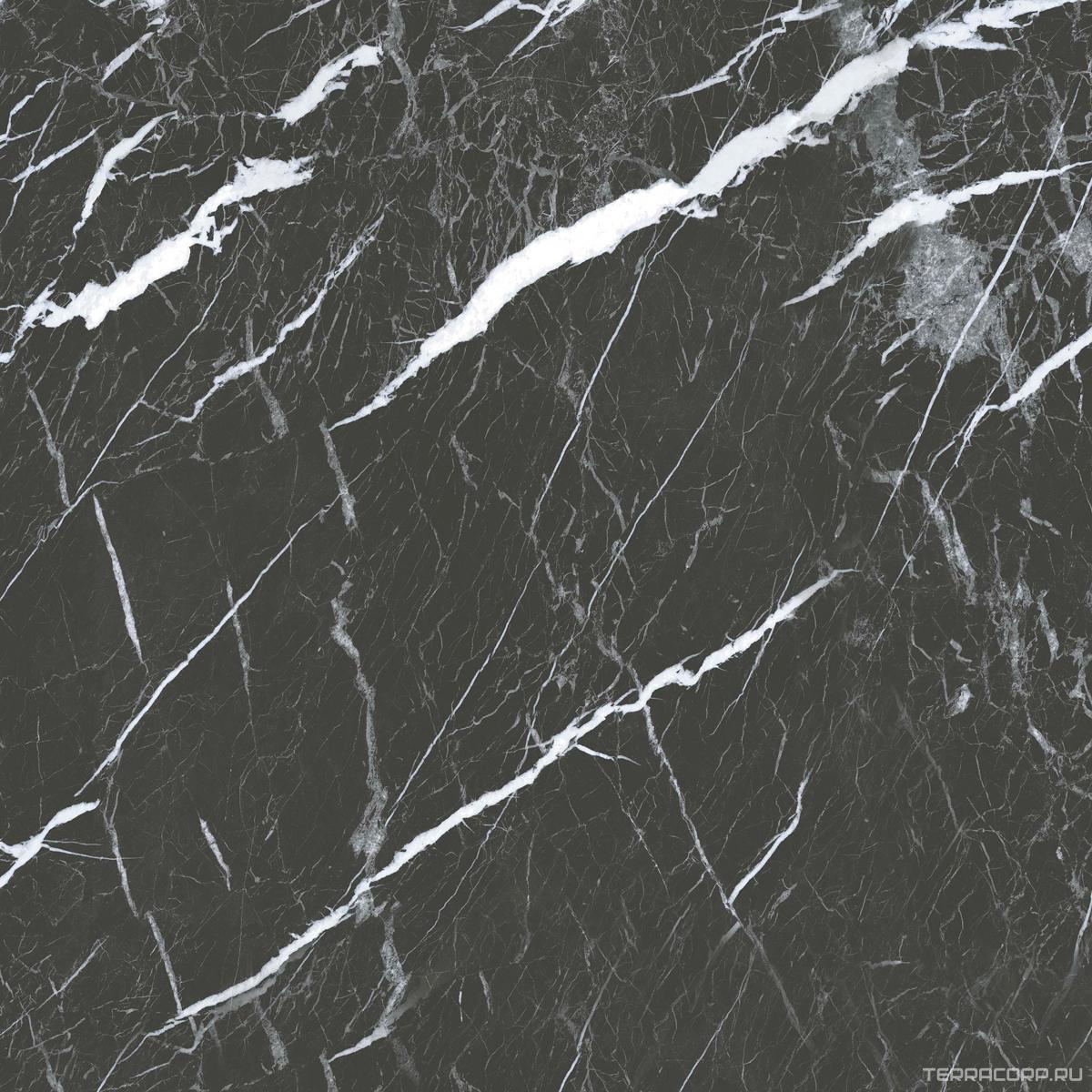 Керамогранит Zerde Marona black 80x80 Черный, фото 4