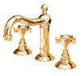 Смеситель для раковины на 3 отв. с д/к (цв.гальван.золото, ручки   Dames Anglaises), Nicolazzi ZZ Nicolazzi Classical luxury 1409 GB 18