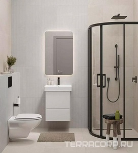 Тумба подвесная 50 см, 2 ящика, без раковины арт..wb.50,  цвет белый матовый Kerama Marazzi PRO PRO.50.2\WHT