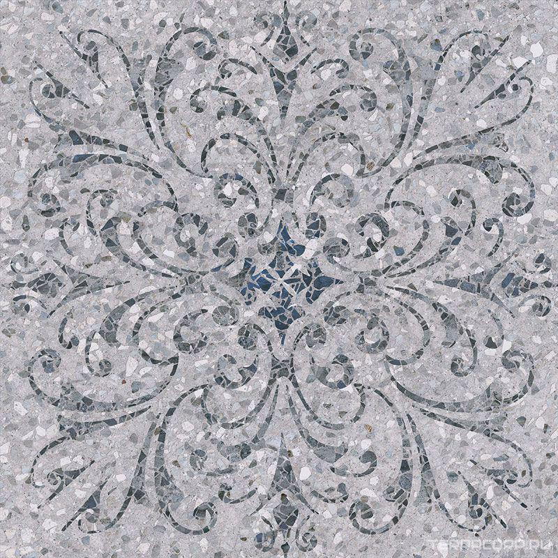 Керамогранит Kerama Marazzi Терраццо серый декорированный обр. XX60x60 Серый, фото 3