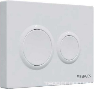 Клавиша для инсталляции, двухрежимная, цв. белый ZZ Berges Novum 040061