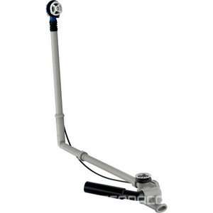 Слив-перелив д/ванны удлиненный, БЕЗ поворотной ручки и крышки слива арт.150.221.11.1 цв.белый или арт.150.221.21.1 цв.хром, Geberit ZZ Geberit Универсал 150.505.00.1