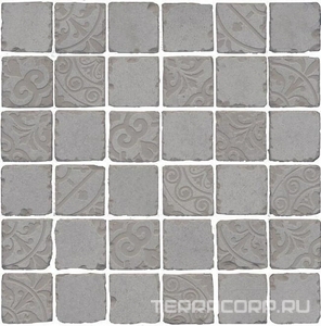 Керамогранит Kerama Marazzi Про Фьюче  серый мозаика дек. SAB+BR (гр.) 30x30 ZZ Серый 