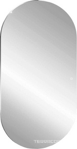 Зеркало 1050*550 мм, LED- подсвека, сенсор, универсальный монтаж, цв. черный Silver Mirrors Viva LED-00002689