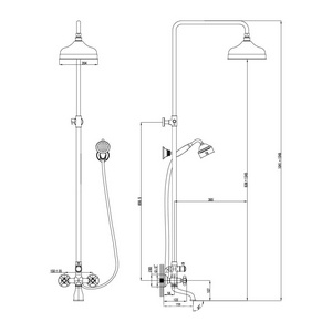 Смеситель Lemark VintageLM2862B для душа, ZZ Lemark vintage LM2862B