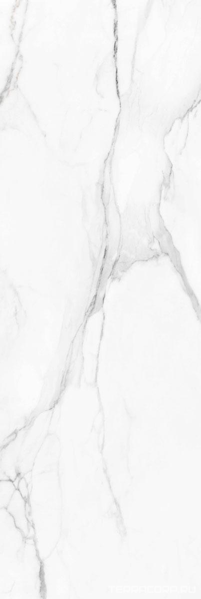 Керамическая плитка Gracia ceramica Hokku Marble glossy white wall 01 30х90 Белый, фото 6
