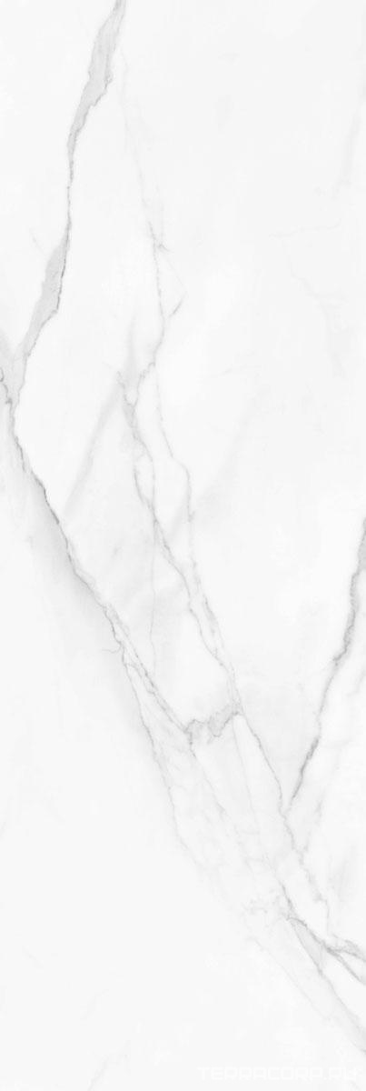 Керамическая плитка Gracia ceramica Hokku Marble glossy white wall 01 30х90 Белый, фото 5