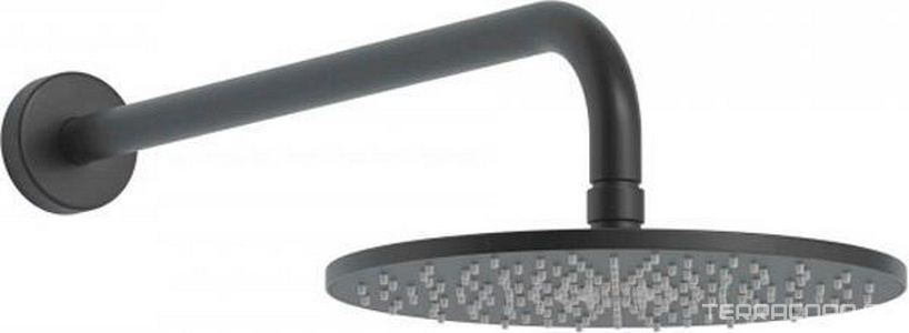 Смеситель для ванны с душем Ventas 3R, внутренняя часть в компл., верхний, ручной душ, см-ль, излив, цв. черный, ZZ Berges VENTAS 073008