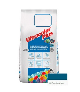   затирка д/швов N169/2кг (Голубая сталь) Mapei ULTRACOLOR PLUS 60016902А
