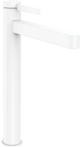 Смеситель для раковины, 260, Высокий, со сливным клапаном Push.Open, (цв.матовый белый),  ZZ Hansgrohe Finoris 76070700