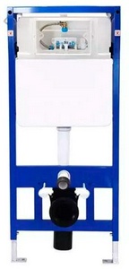 Инсталляция для подвесного унитаза, 500х135хh1120мм, со смывным бачком скрытого монтажа, фронт.управл., крепёж в компл., без клавиши смыва, Urbatec ZZ Urbatec Универсал 96RU04