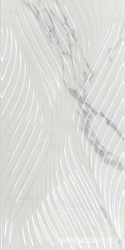 Коррер белый глянцевый структура обрезной 30x60