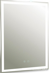 Зеркало -VOICE 600х800 голосовое управление, подогрев, сенсорный выключатель ZZ Azario Рига LED-00002614