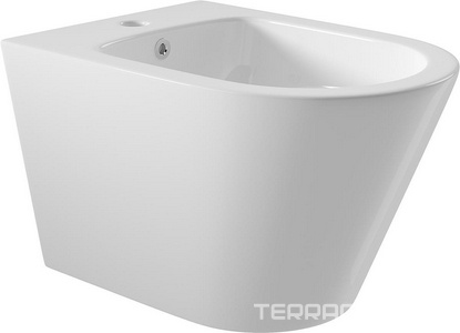 Биде подвесное 525х365мм, крепёж в компл., (цв.белый глянец),  ZZ Aqueduto Cone CON0310