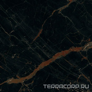 Керамогранит AtlasConcorde Россия FORTE DEI MARMI F.d.M. Ombra di Carav. Rett 120x120/Ф.Д.М. Омбра Ди Карав. Рет 120Х120 Черный 