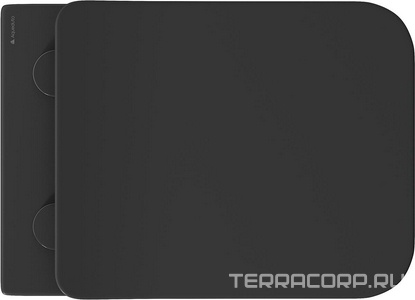 Унитаз подвесной 520х370мм, безободковый, сиденье с микролифтом, крепёж в компл., (цв.черный матовый),  Aqueduto Macio MAC0140