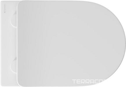 Унитаз подвесной 525х360мм, безободковый, сиденье с микролифтом, крепёж в компл., (цв.белый матовый),  Aqueduto Cone CON0120