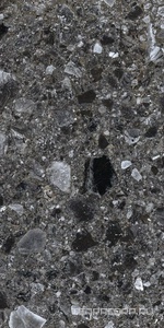 Керамогранит Kerranova Terrazzo Керамогранит K-333/MR Dark Grey ZZ30х60 Серый 