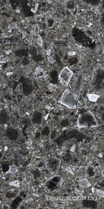 Керамогранит Kerranova Terrazzo Керамогранит K-333/MR Dark Grey ZZ30х60 Серый 
