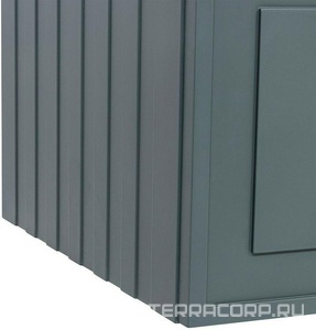 Тумба под раковину, с 2 выкатными ящиками, 976x469хh613мм, без раковины/столешницы, БЕЗ РУЧЕК, (цв.Grigio),  ZZ La Fenice Cubo FNC-01-CUB-G-100-2