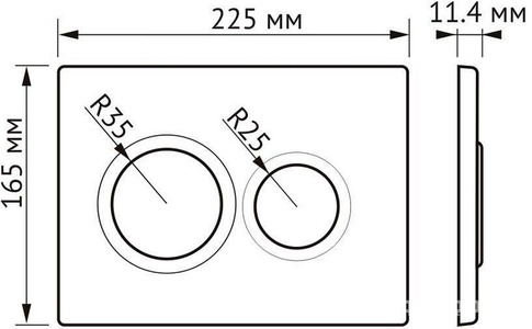 Комплект: Унитаз подвесной+сиденье с микролифтом цв.белый+инсталляция+клавиша O3 хром глянец ZZ Berges Универсал 043389