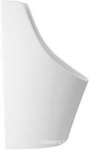 Писсуар с механическим смывом, 315x340xh550мм, кран смыва, керамическ.крышка сливн.отверст., крепеж в компл., без сифона, (цв.белый глянец),  ZZ Aqueduto PRO PRO0110