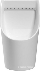 Писсуар с механическим смывом, 315x340xh550мм, кран смыва, керамическ.крышка сливн.отверст., крепеж в компл., без сифона, (цв.белый глянец),  ZZ Aqueduto PRO PRO0110