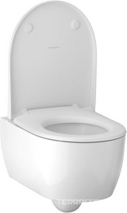 Унитаз подвесной 365х530мм, безободковый Rimfree®, сиденье с микролифтом в компл.,  ZZ Geberit iCon 500.784.01.1