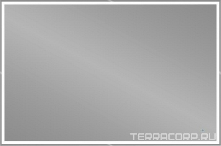 Зеркало 1200x800х30мм, с встроенным по периметру светильником, сенсорным выключателем, диммером и функцией антизапотевания, Vincea ZZ Vincea Универсал VLM-3VN120-2