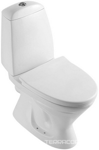 Унитаз-компакт 690х345х810мм, быстросъем. сиденье с микролифт в компл., цв. белый ZZ Azario Azario AZ-2037-P